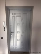 Покраска дверей (полотно и рама)